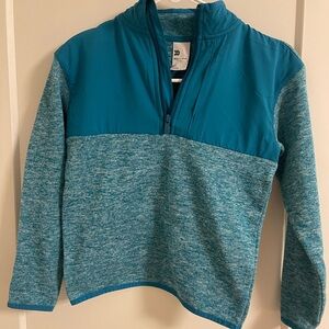 Mega Lot! 10x All In Motio Boy’s Fleece Crewneck Pullover Sweatshirt Kids Blue